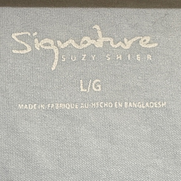 Signature Suzy Shier Light Blue Lace Camisole, size extra large - Picture 2 of 7